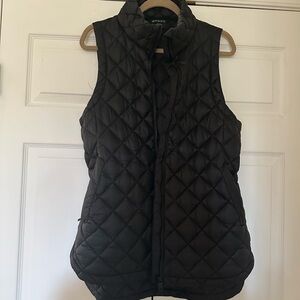 Athleta. Black Quilted Vest